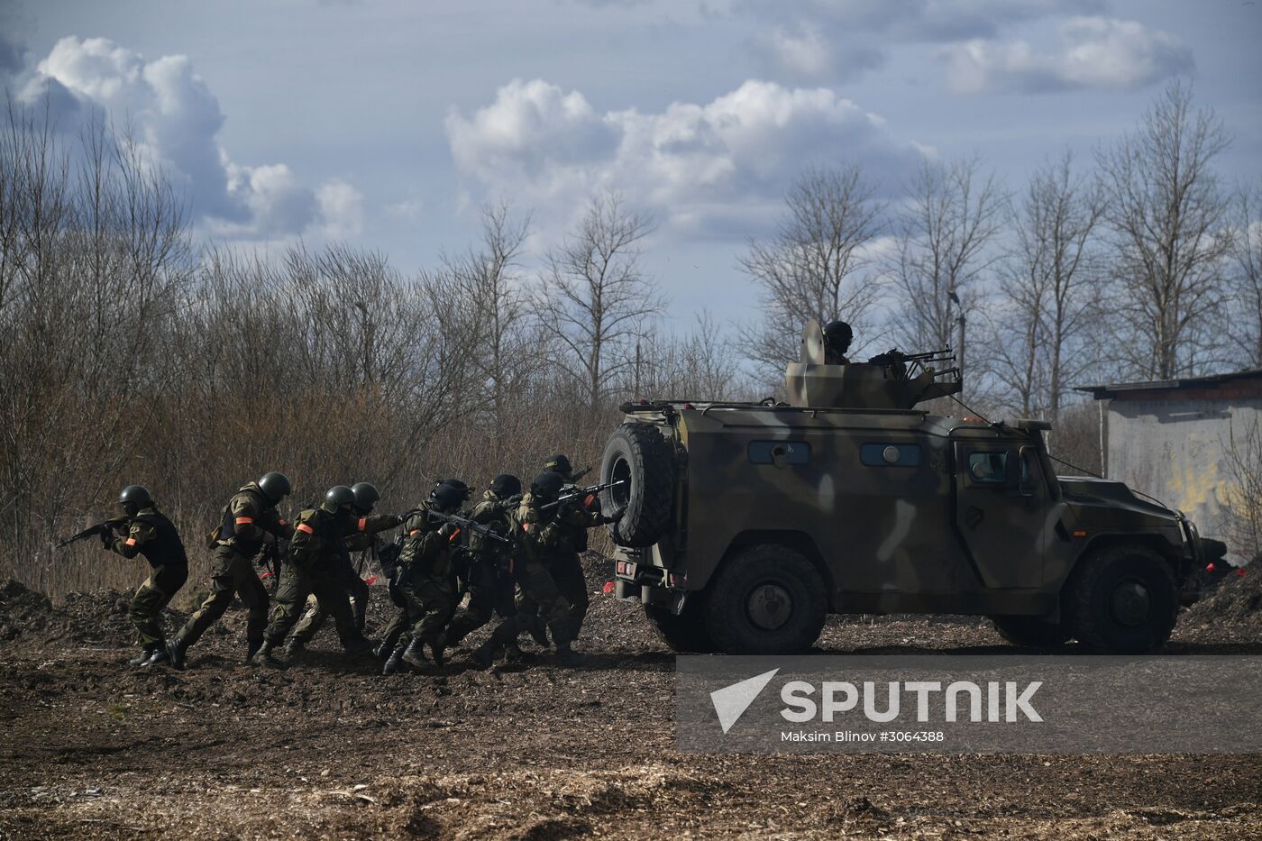 International military exercise of airborne troops in Vitebsk