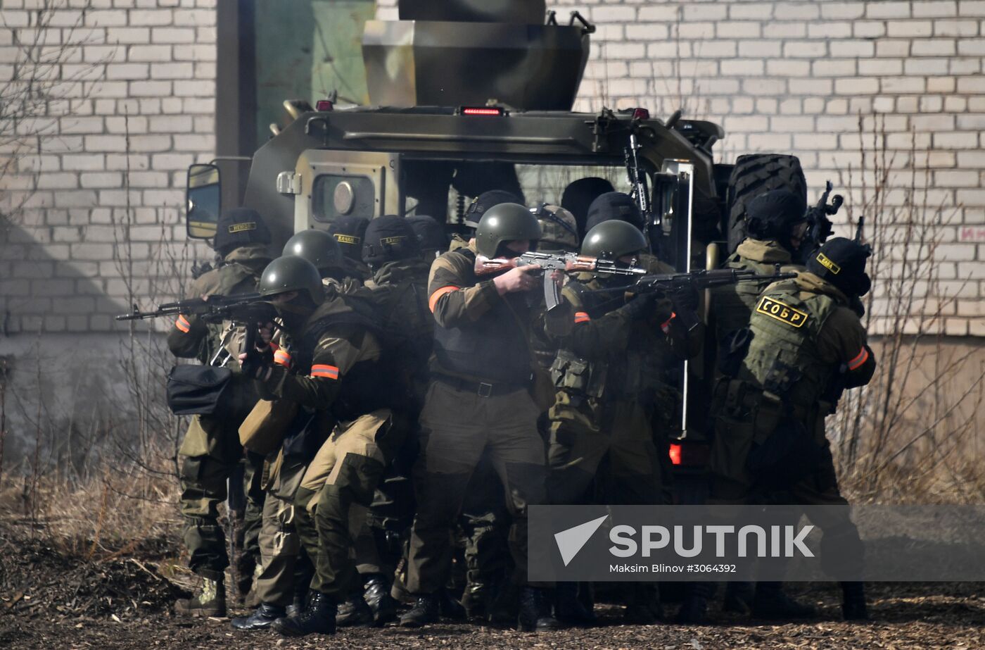 International military exercise of airborne troops in Vitebsk