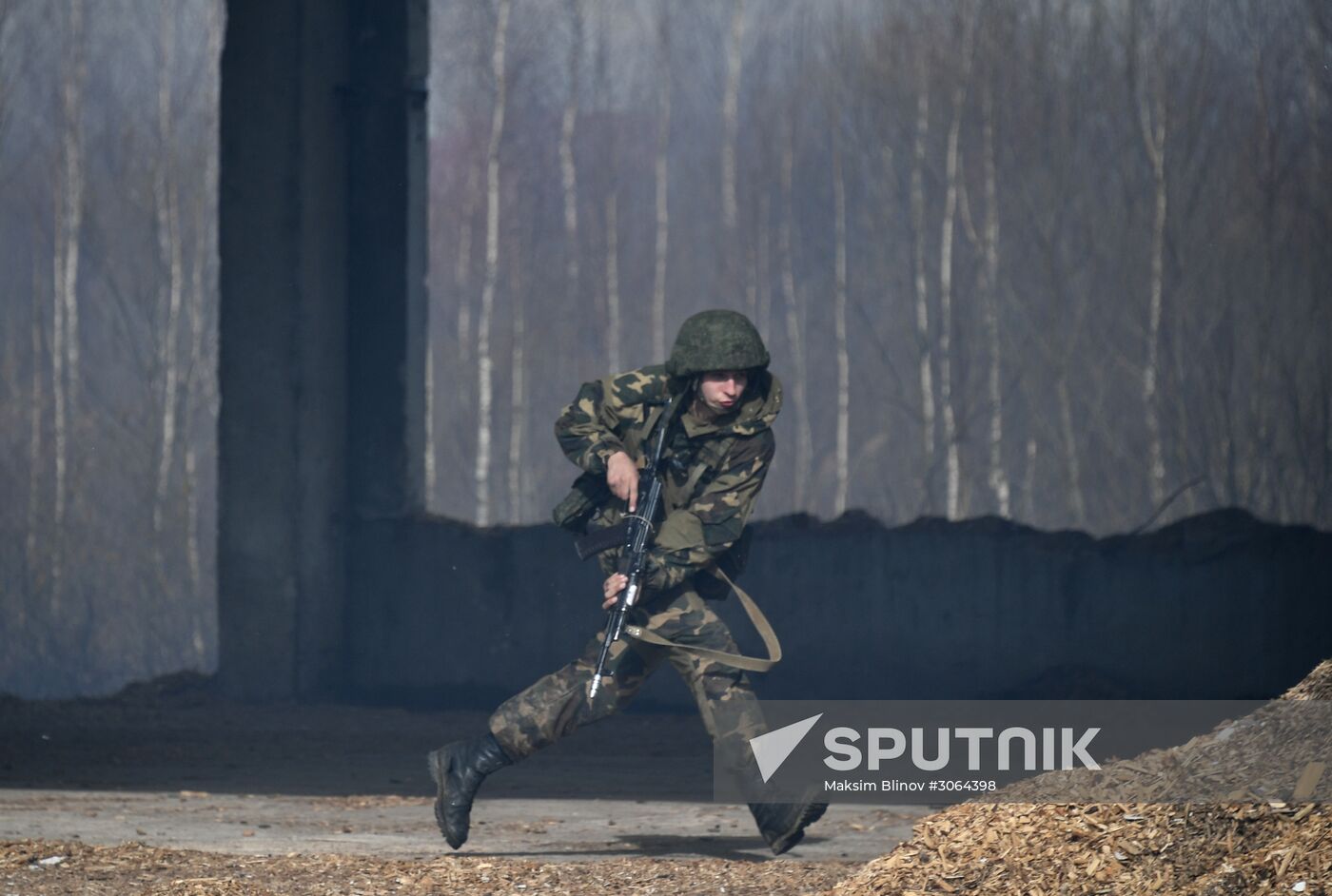 International military exercise of airborne troops in Vitebsk