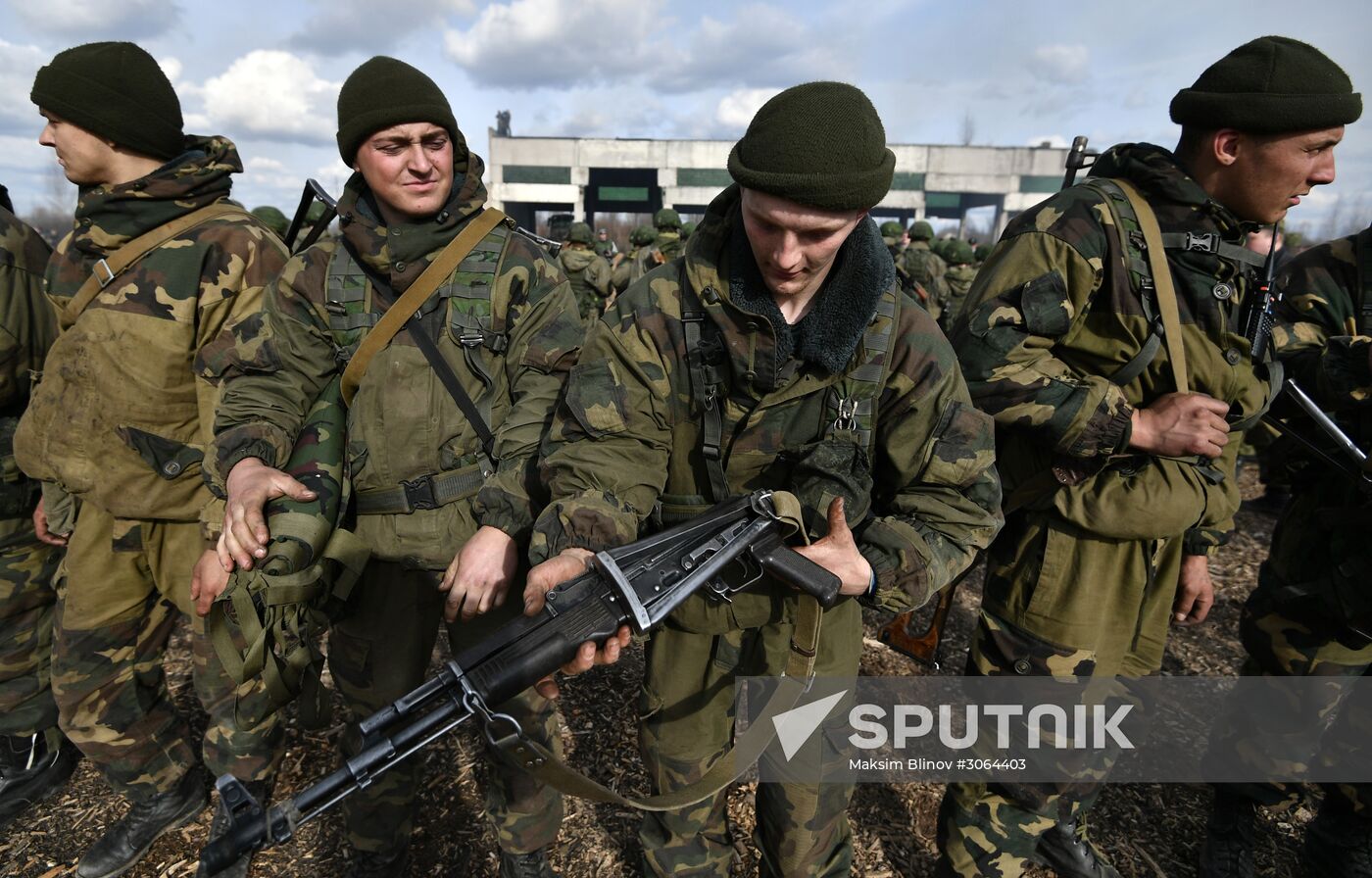 International military exercise of airborne troops in Vitebsk