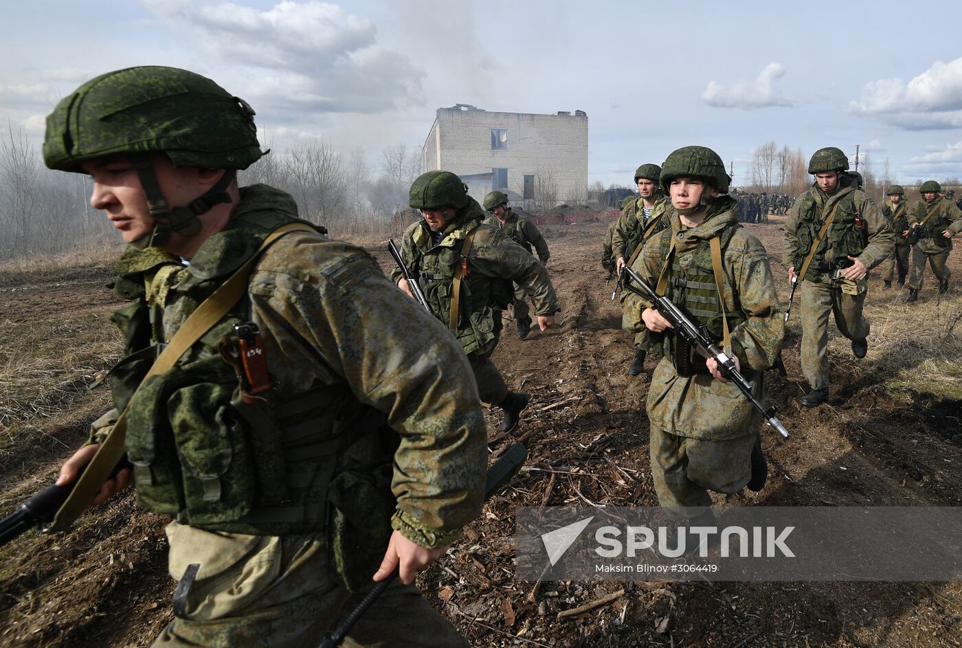 International military exercise of airborne troops in Vitebsk