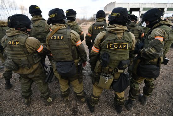 International military exercise of airborne troops in Vitebsk