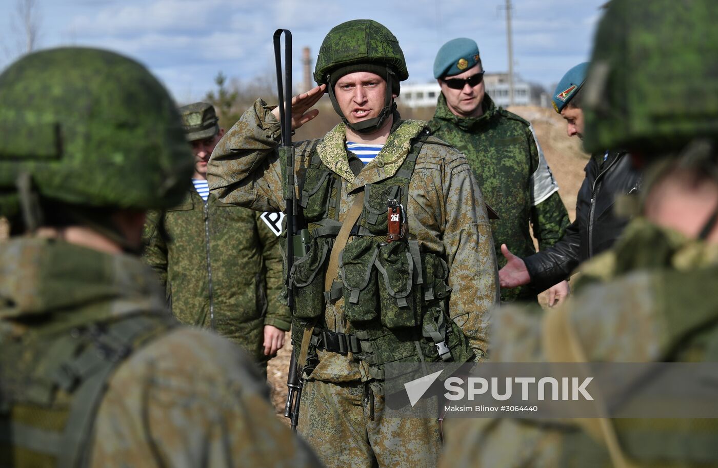 International military exercise of airborne troops in Vitebsk