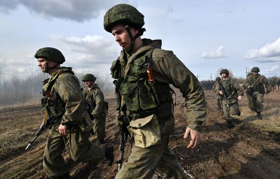 International military exercise of airborne troops in Vitebsk