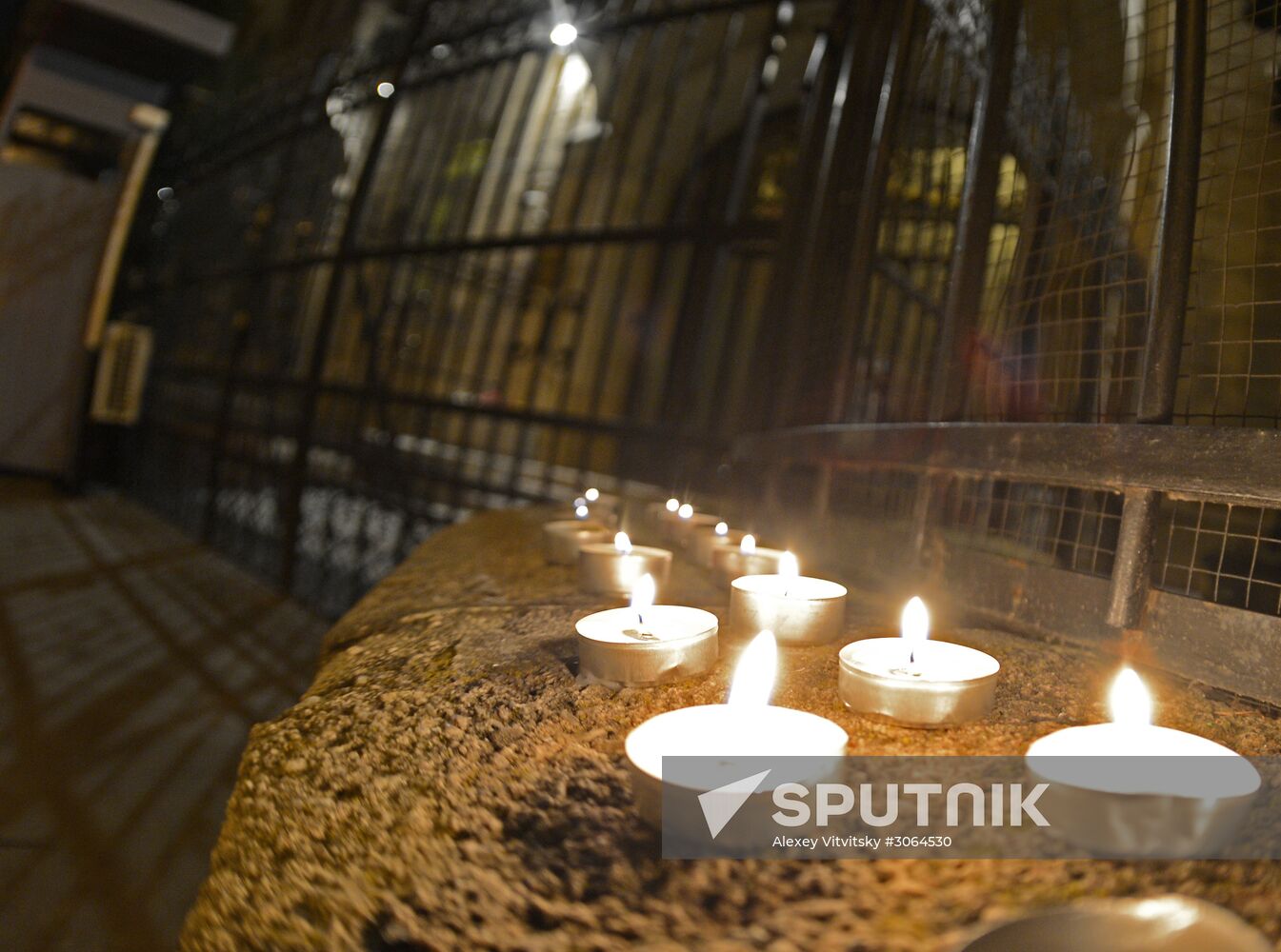 Flowers laid at Russian Embassies in memory of St. Petersburg metro blast victims