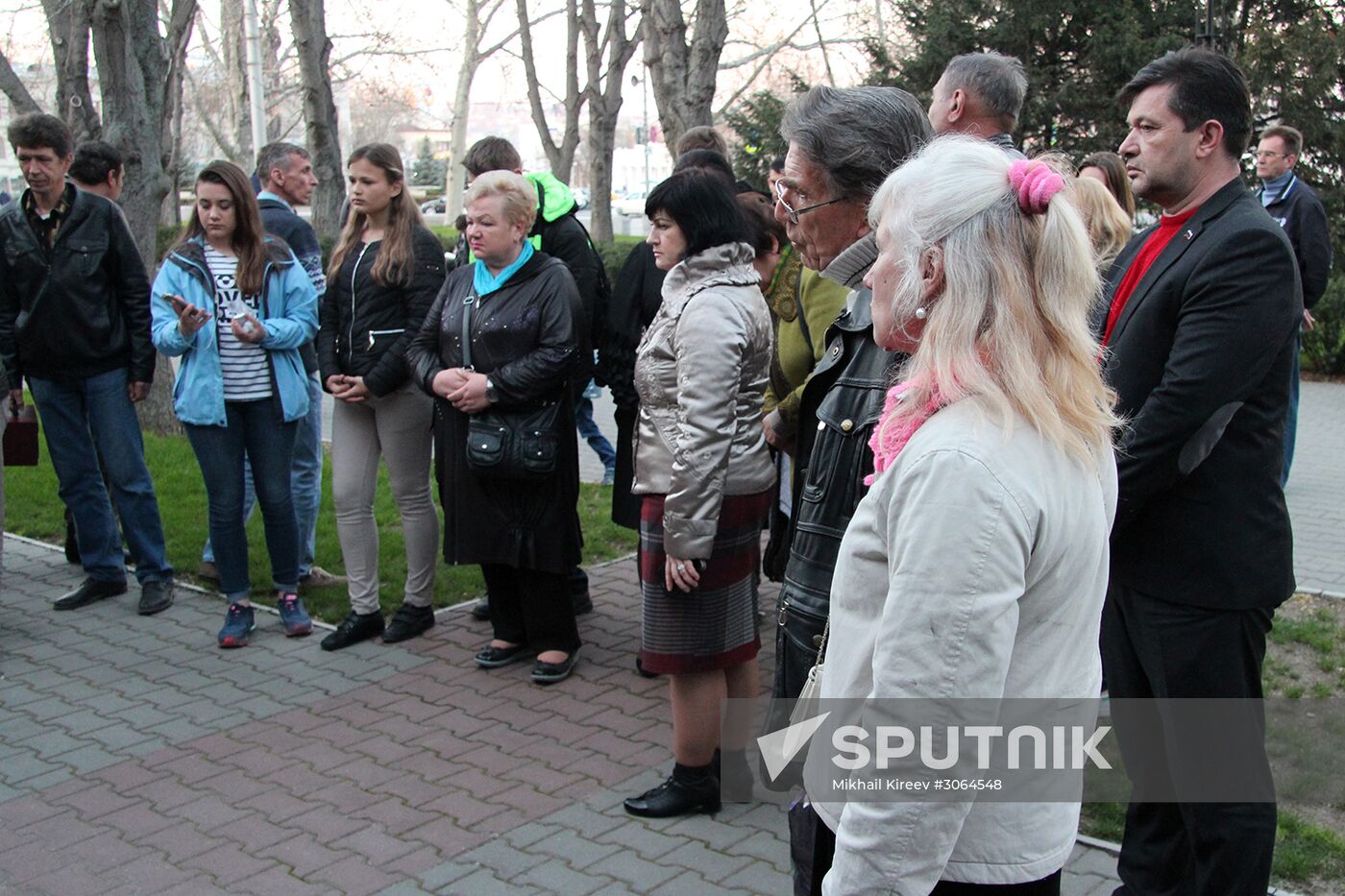 Flowers in memory of St. Petersburg metro blast victims