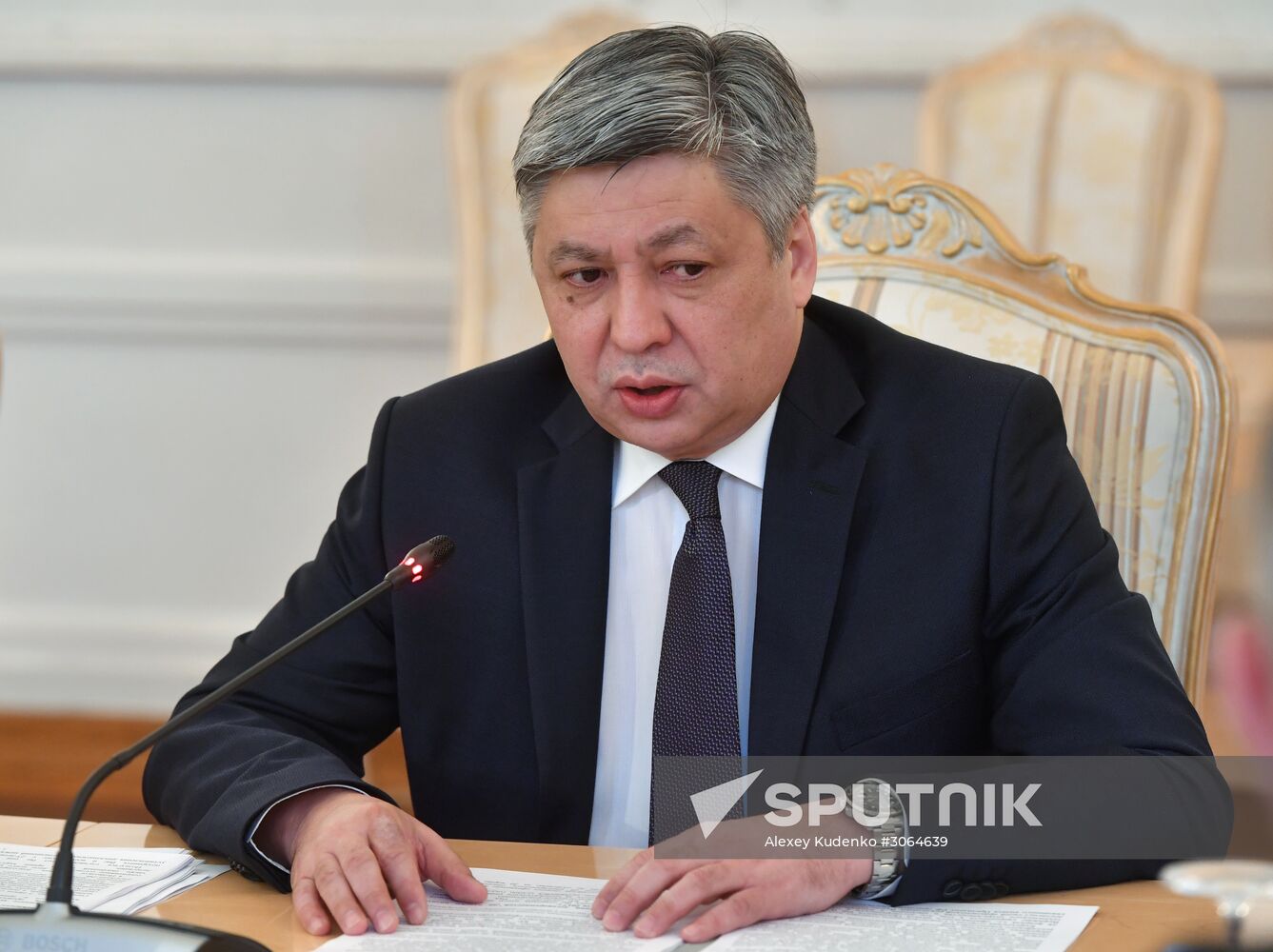 Sergei Lavrov meets with Kyrgyzstan's Foreign Minister Erlan Abdyldayev