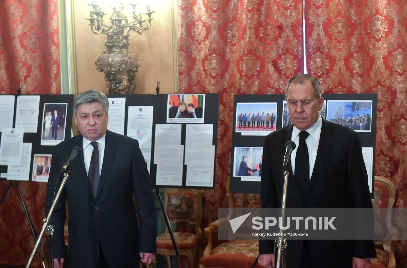 Sergei Lavrov meets with Kyrgyzstan's Foreign Minister Erlan Abdyldayev