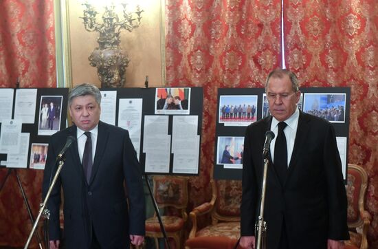 Sergei Lavrov meets with Kyrgyzstan's Foreign Minister Erlan Abdyldayev