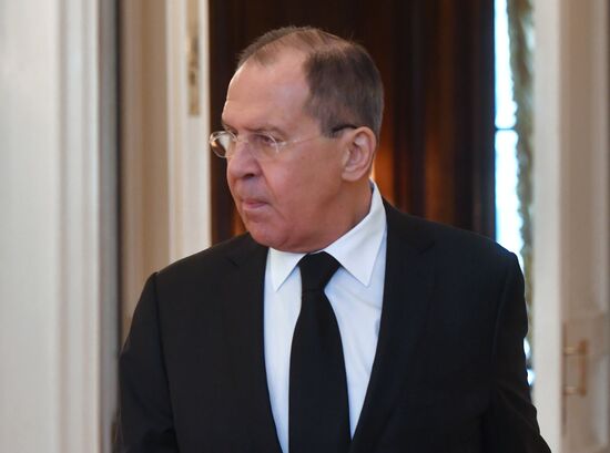 Foreign Minister Sergei Lavrov meets with Foreign Minister of Kyrgyzstan Erlan Abdyldaev