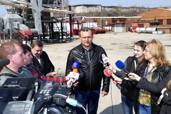 Donetsk Asphalt Concrete Plant opens