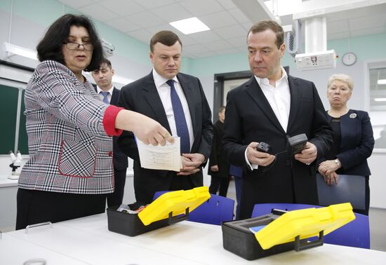 Russian Prime Minister Dmitry Medvedev visits Tambov Region