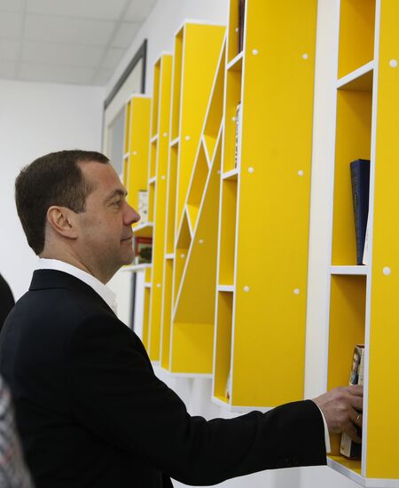 Russian Prime Minister Dmitry Medvedev visits Tambov Region