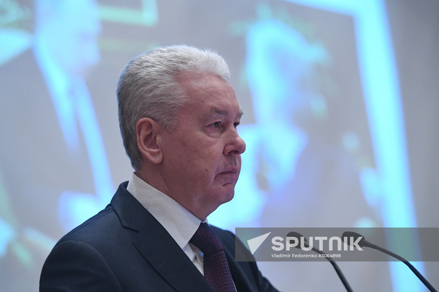 Expanded meeting of State Duma council with participation of Moscow Mayor Sergei Sobyanin
