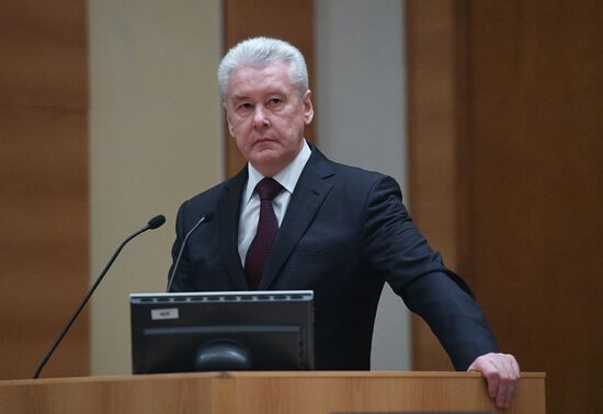 Expanded meeting of State Duma council with participation of Moscow Mayor Sergei Sobyanin