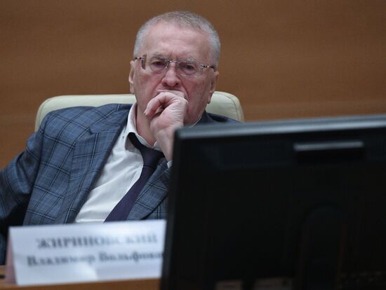 Expanded meeting of State Duma council with participation of Moscow Mayor Sergei Sobyanin