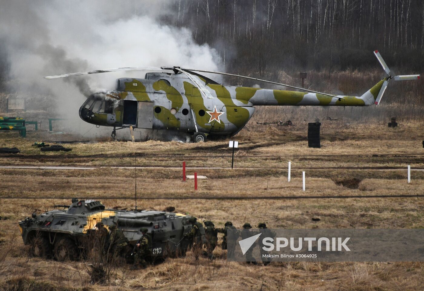 International military exercise of airborne troops in Vitebsk