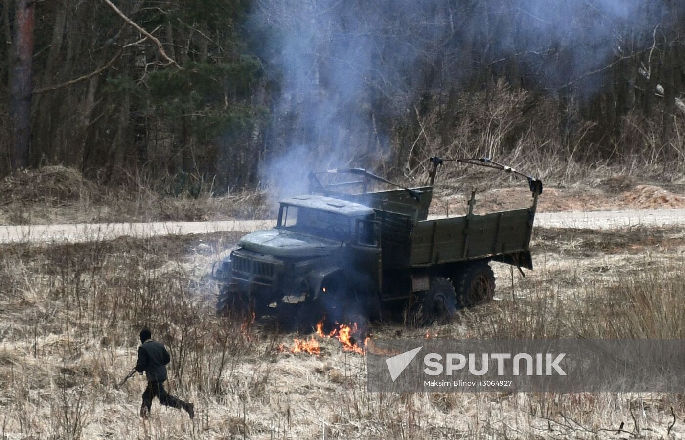 International military exercise of airborne troops in Vitebsk