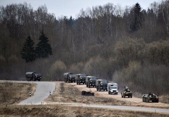 International military exercise of airborne troops in Vitebsk