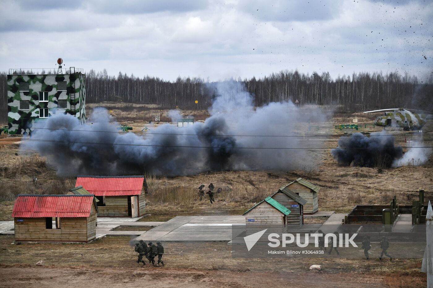 International military exercise of airborne troops in Vitebsk