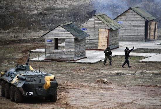 International military exercise of airborne troops in Vitebsk