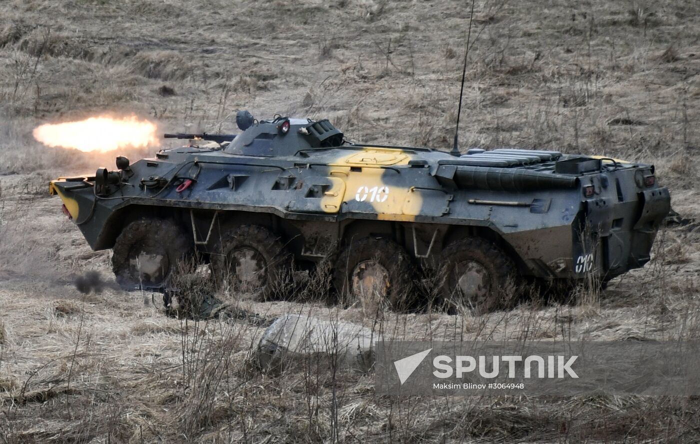 International military exercise of airborne troops in Vitebsk