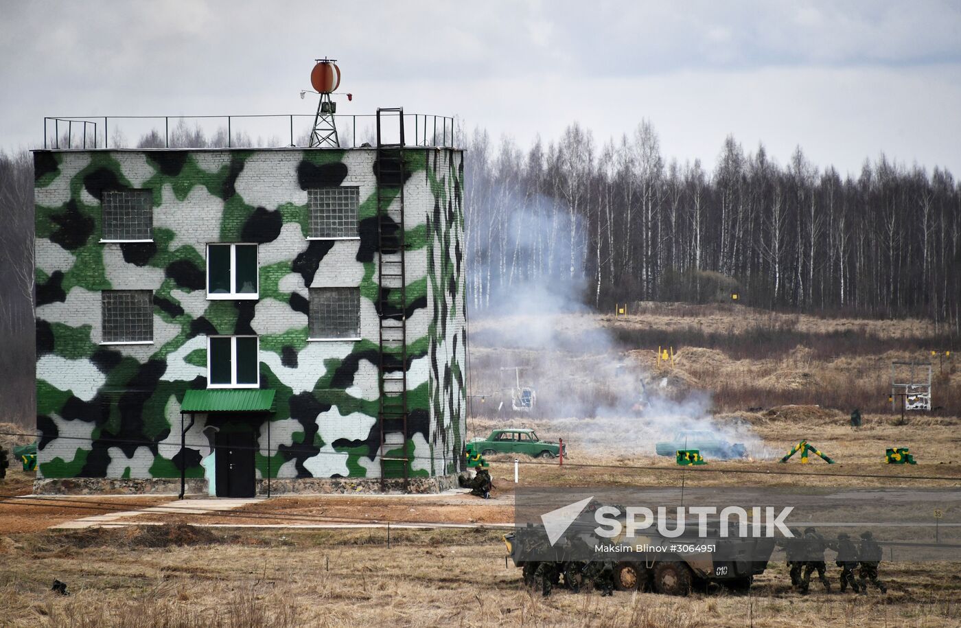 International military exercise of airborne troops in Vitebsk