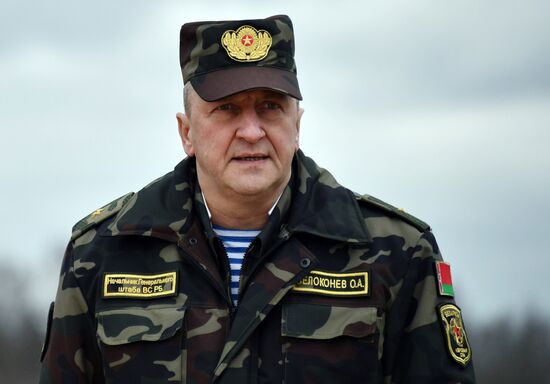 International military exercise of airborne troops in Vitebsk