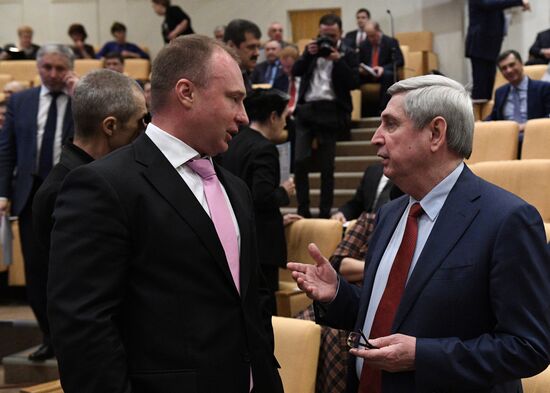 State Duma Council expanded meeting attended by Moscow Mayor Sergei Sobyanin