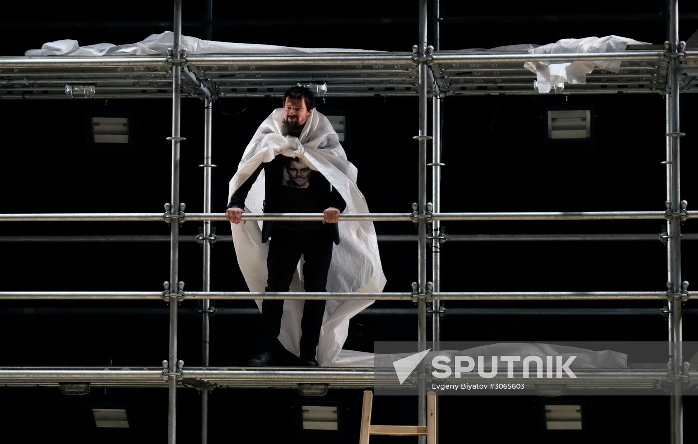 Hamlet dress rehearsal at Golden Mask festival