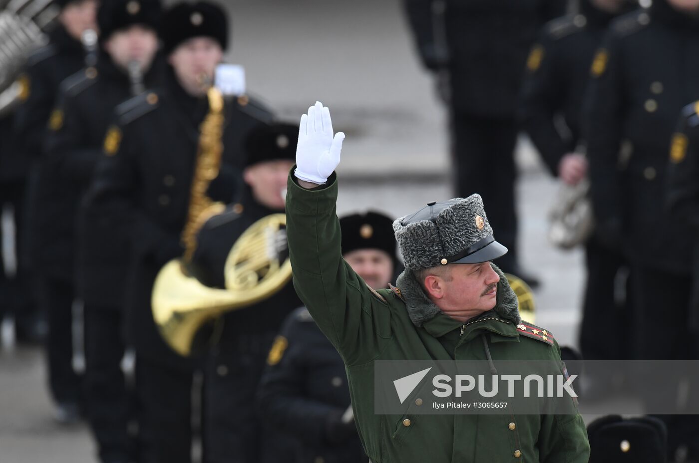 Joint drill for marching personnel of Moscow Garrison ahead of military parade