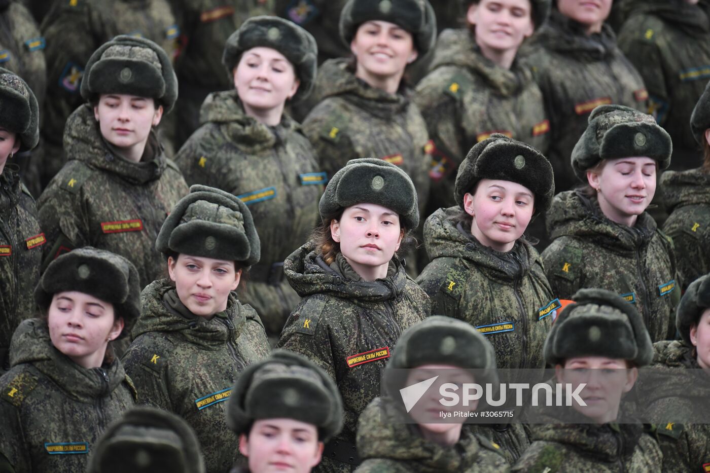 Joint drill for marching personnel of Moscow Garrison ahead of military parade