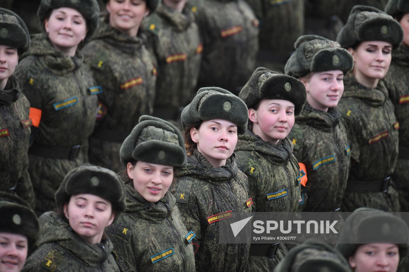 Joint drill for marching personnel of Moscow Garrison ahead of military parade