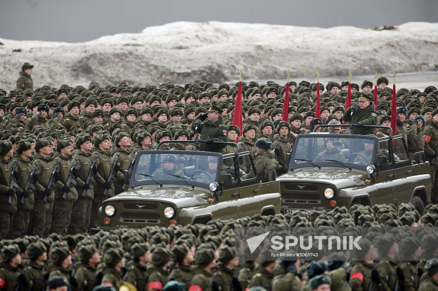 Joint drill for marching personnel of Moscow Garrison ahead of military parade