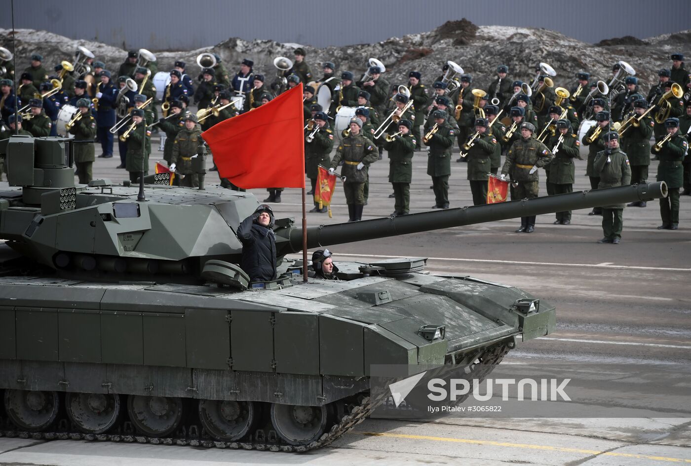 Joint drill for marching personnel of Moscow Garrison ahead of military parade