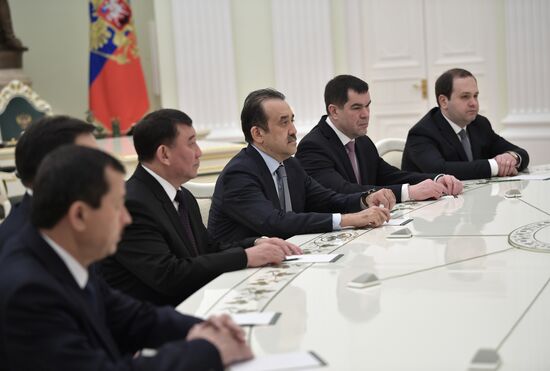 President Vladimir Putin meets with Council of Heads of the CIS Security and Intelligence Agencies