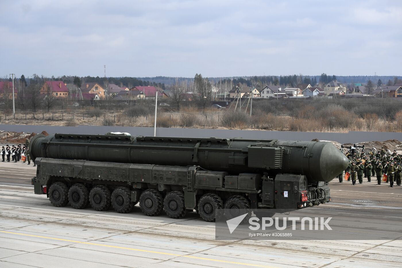 Joint drill for marching personnel of Moscow Garrison ahead of military parade