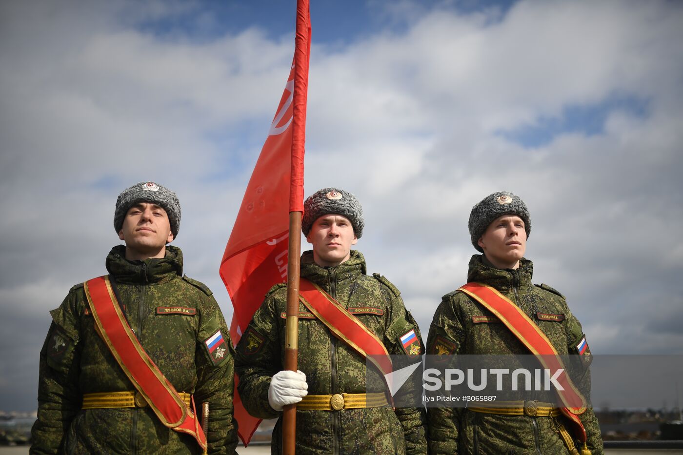 Joint drill for marching personnel of Moscow Garrison ahead of military parade