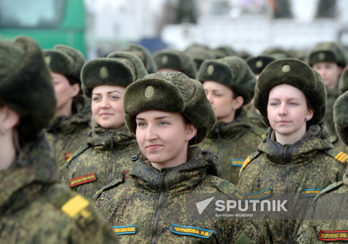 Joint drill for marching personnel of Moscow Garrison ahead of military parade