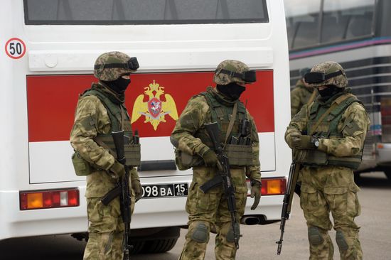Joint drill for marching personnel of Moscow Garrison ahead of military parade