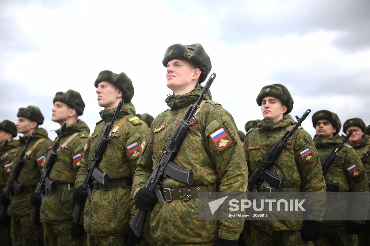 Joint drill for marching personnel of Moscow Garrison ahead of military parade