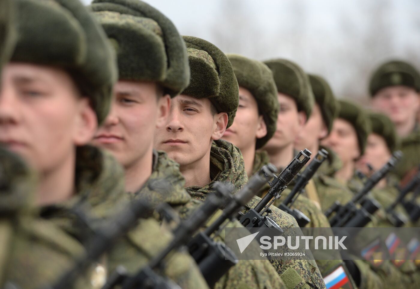 Joint drill for marching personnel of Moscow Garrison ahead of military parade