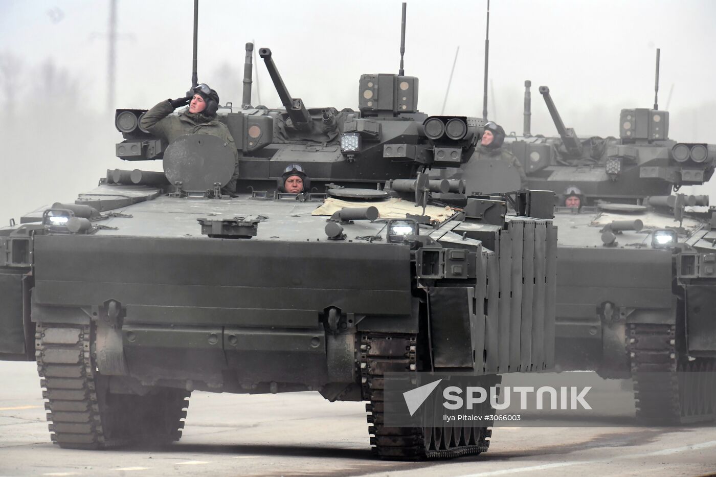 Joint drill for marching personnel of Moscow Garrison ahead of military parade