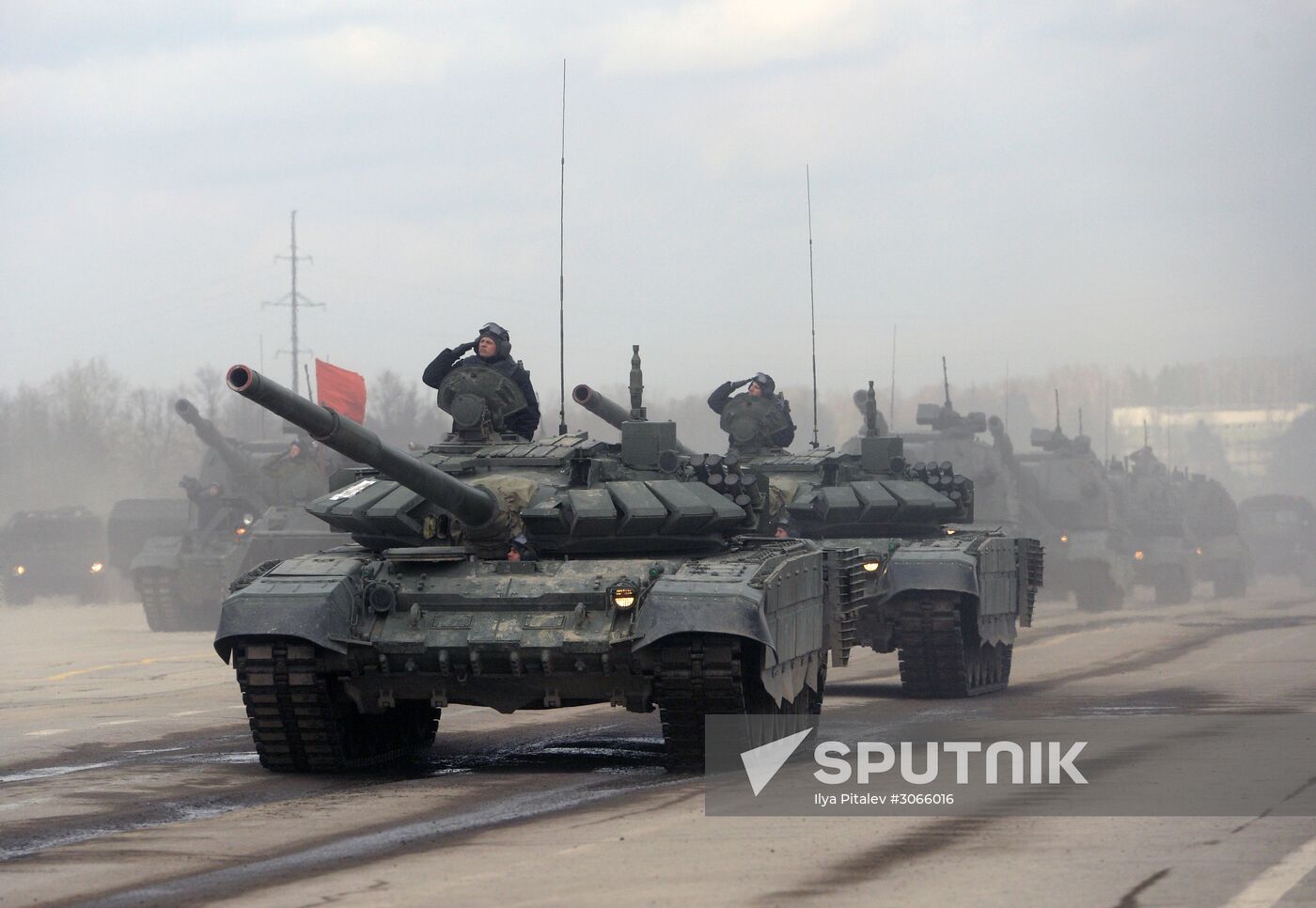 Joint drill for marching personnel of Moscow Garrison ahead of military parade