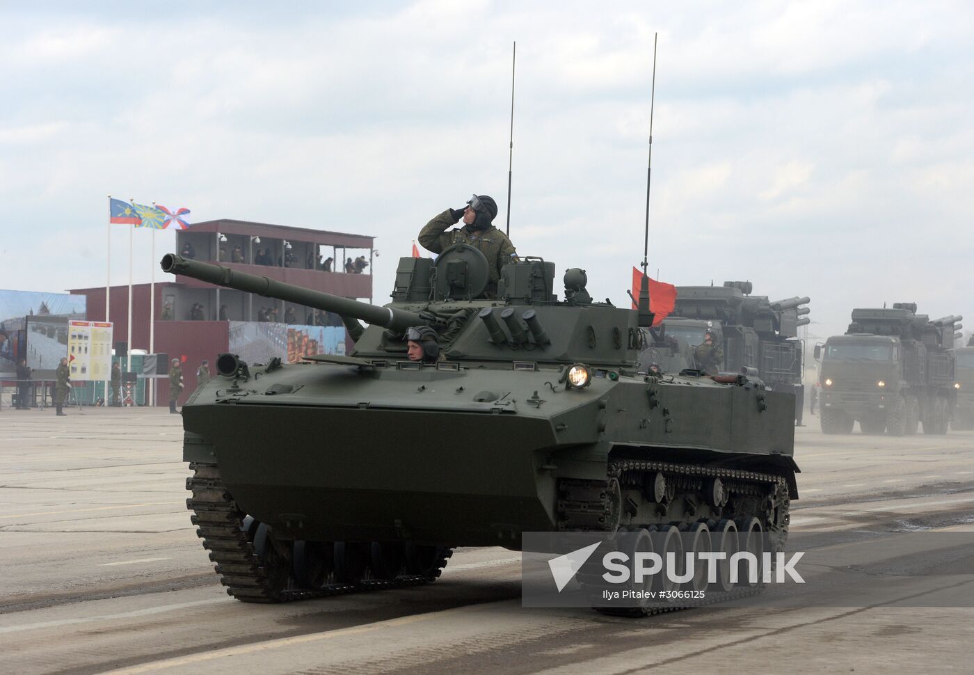 Joint drill for marching personnel of Moscow Garrison ahead of military parade