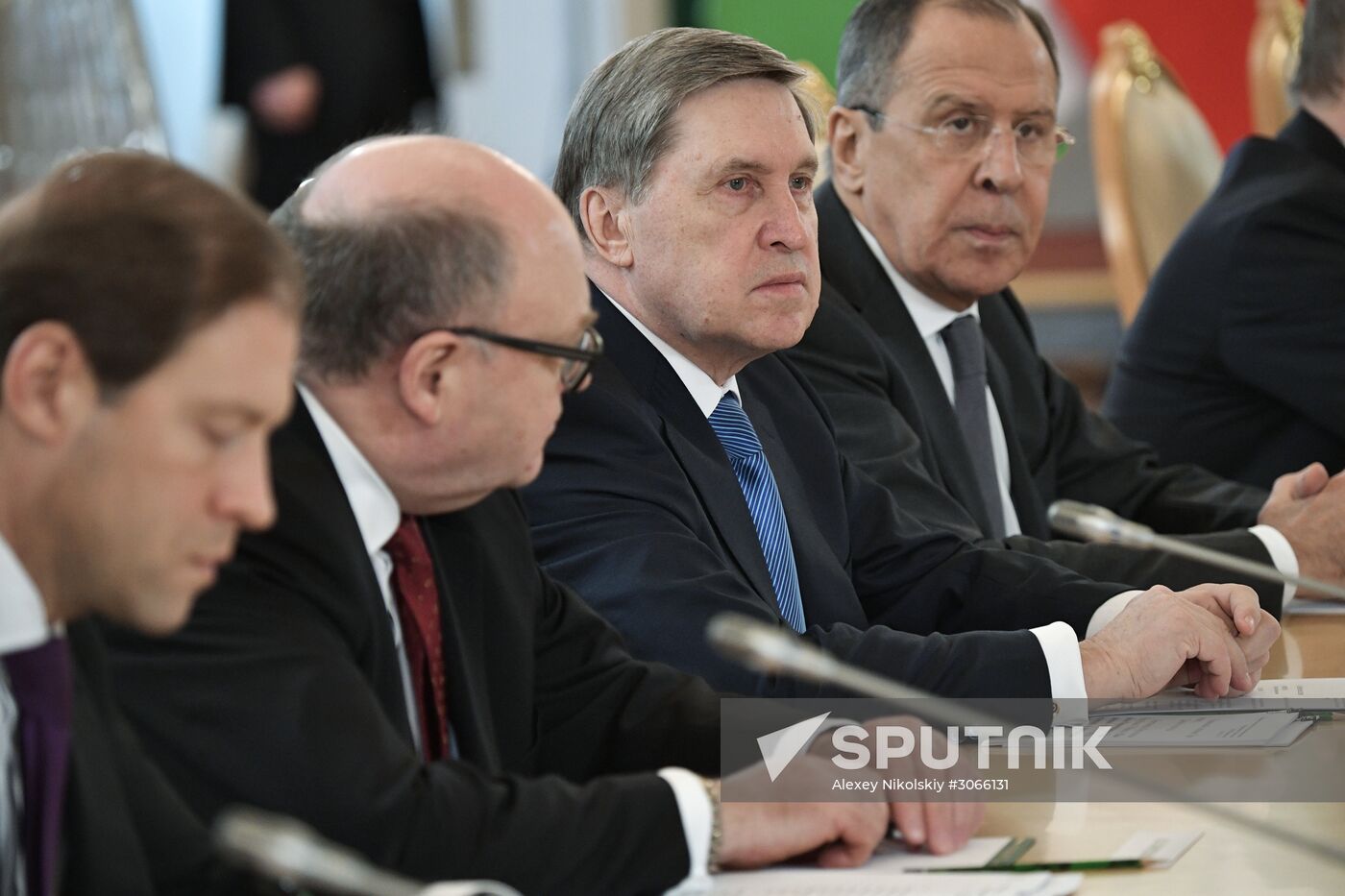 President Vladimir Putin meets with President of Uzbekistan Shavkat Mirziyoyev