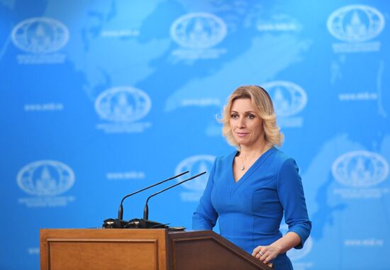 Briefing with Russian Foreign Affairs Ministry Spokesperson Maria Zakharova