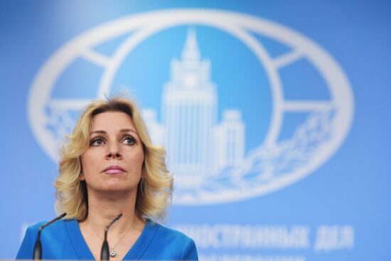Briefing with Russian Foreign Affairs Ministry Spokesperson Maria Zakharova
