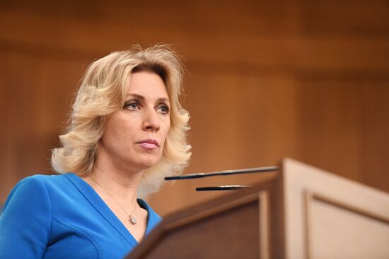 Briefing with Russian Foreign Affairs Ministry Spokesperson Maria Zakharova