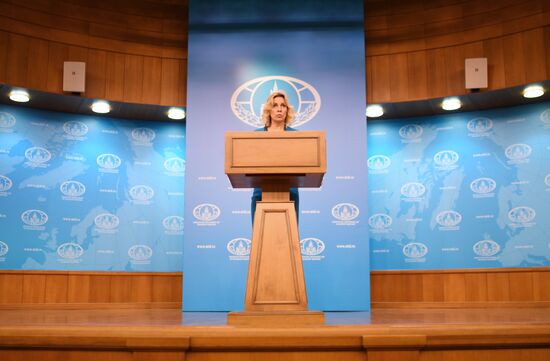 Briefing with Russian Foreign Affairs Ministry Spokesperson Maria Zakharova